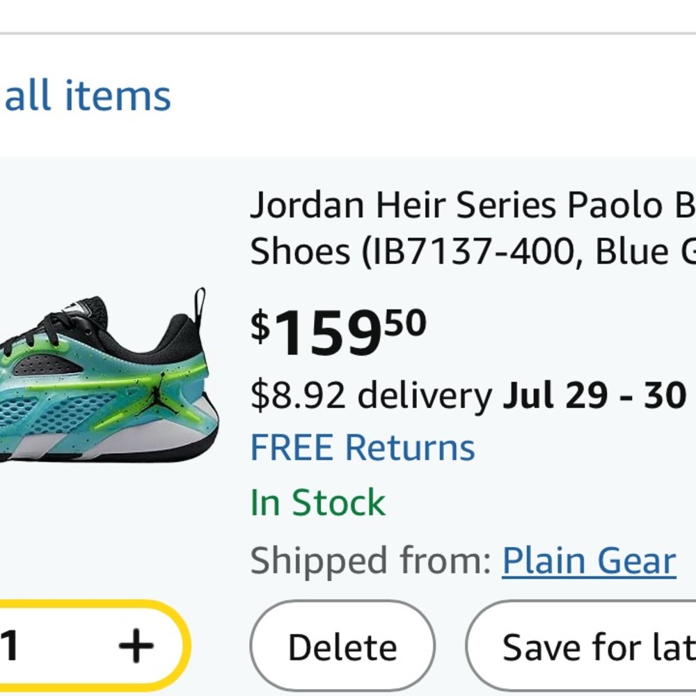 Jordan Heir Series Blue Green Shoes